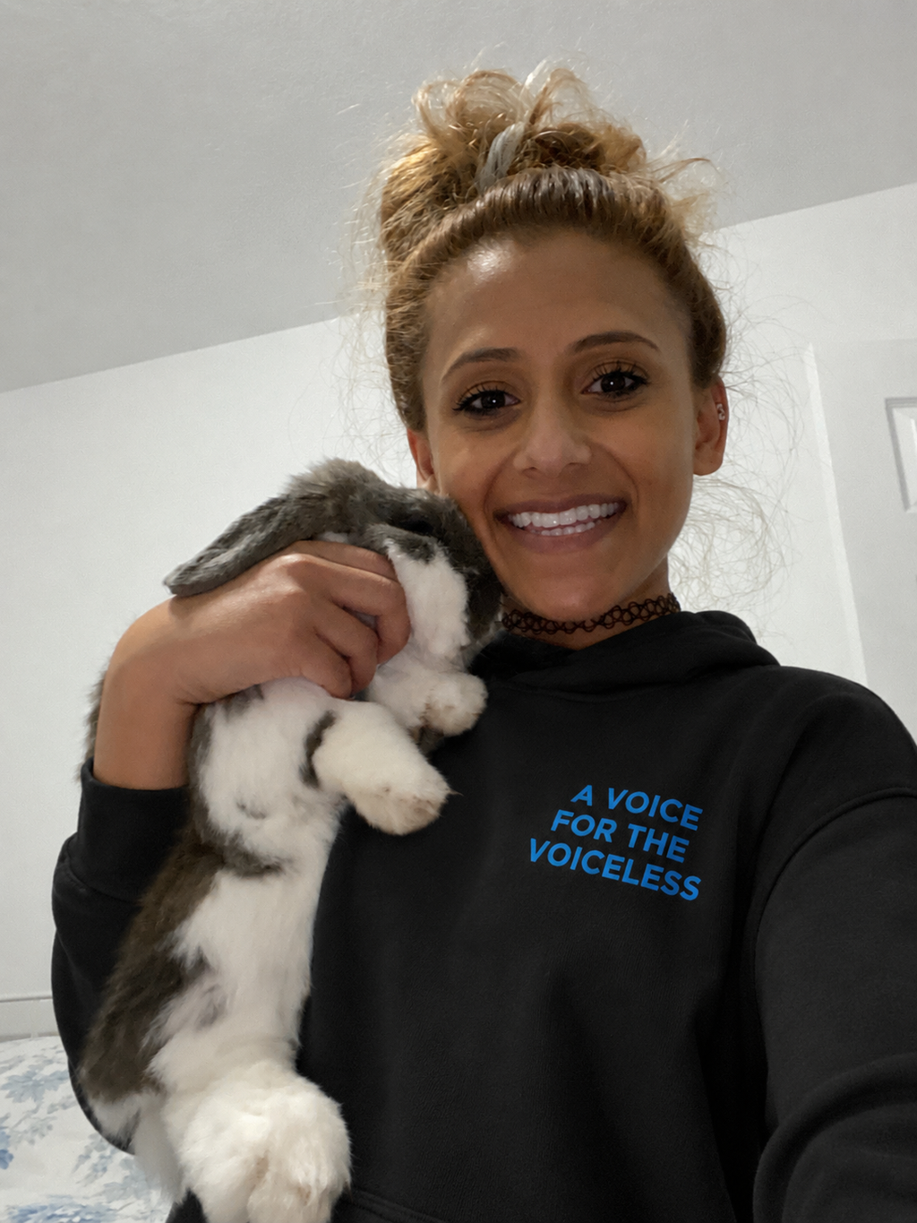 A VOICE FOR THE VOICELESS Crop Hoodie