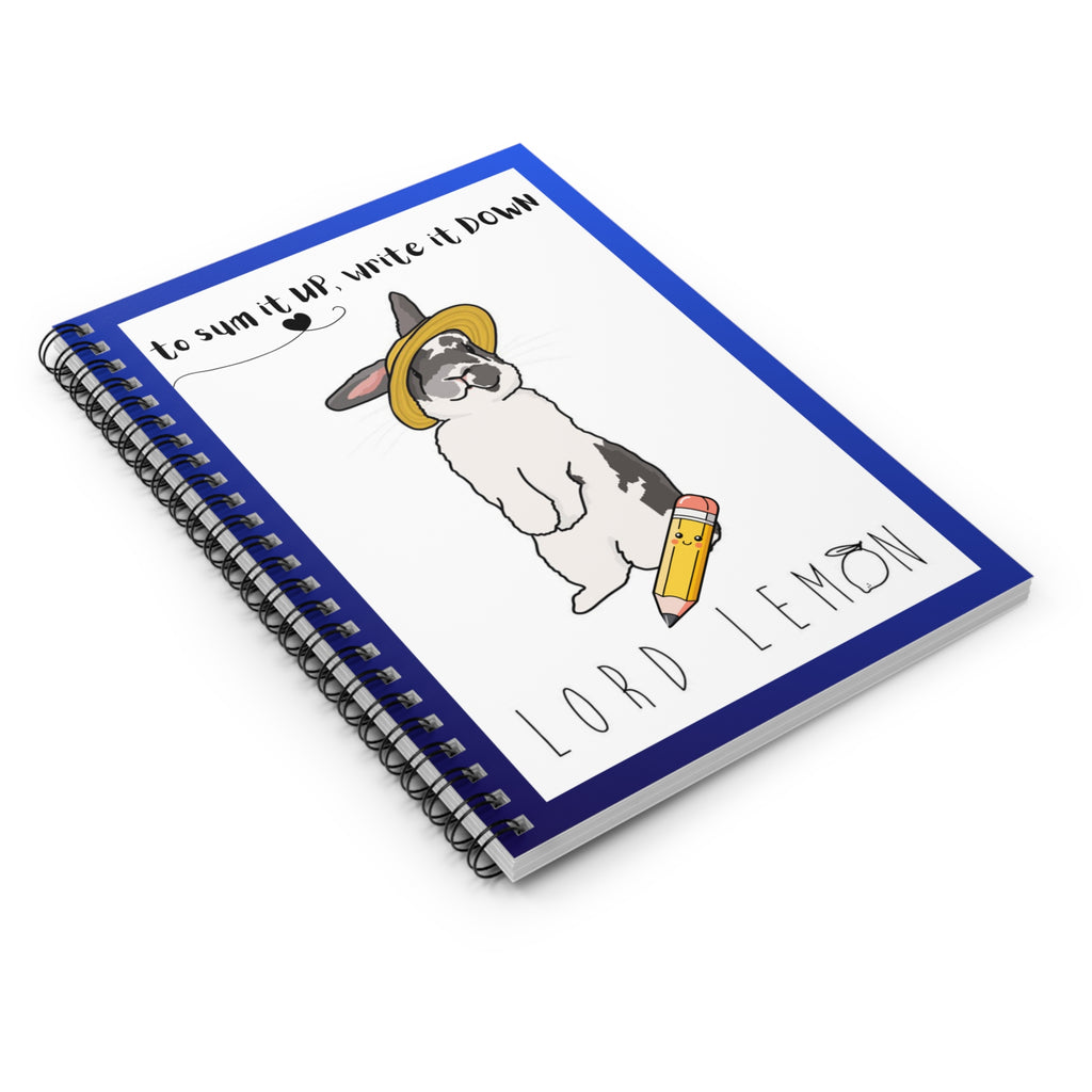 Lord Lemon Notebook — Cute Writing Journal