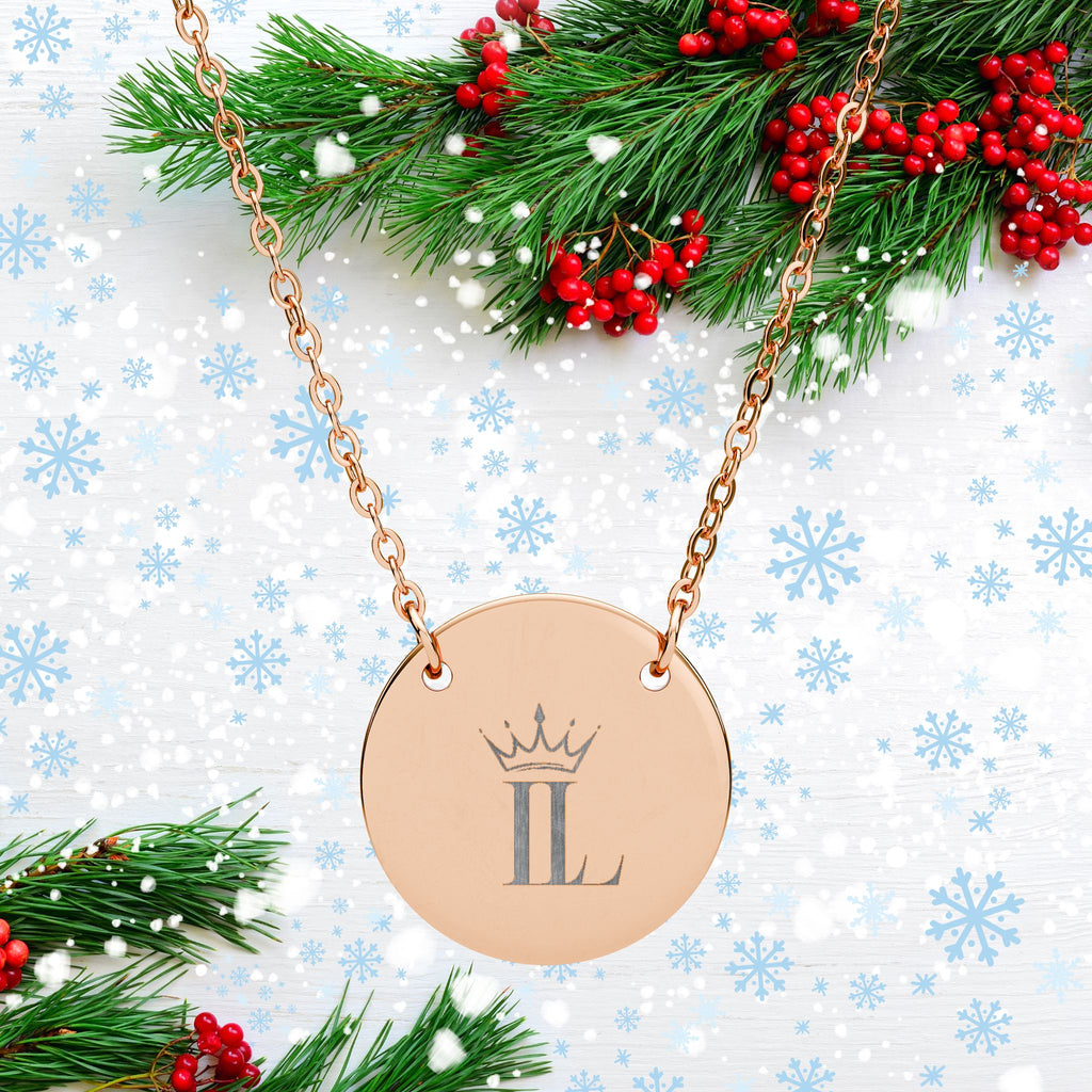 LEMONTHELOP Engraved Logo Necklace